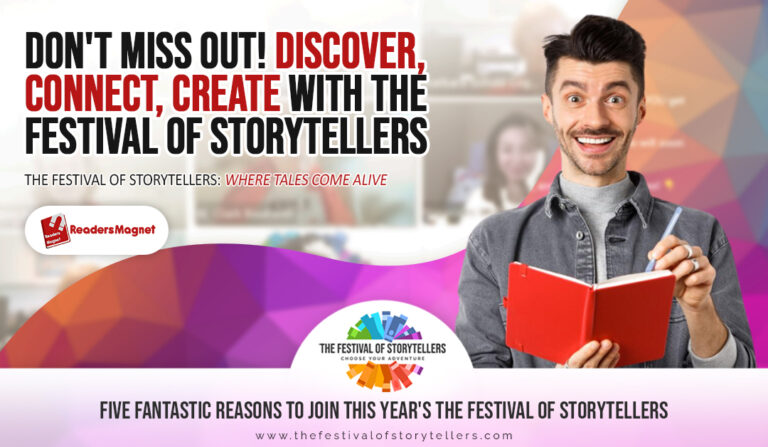 Why join virtual book fairs, like The Festival of Storytellers