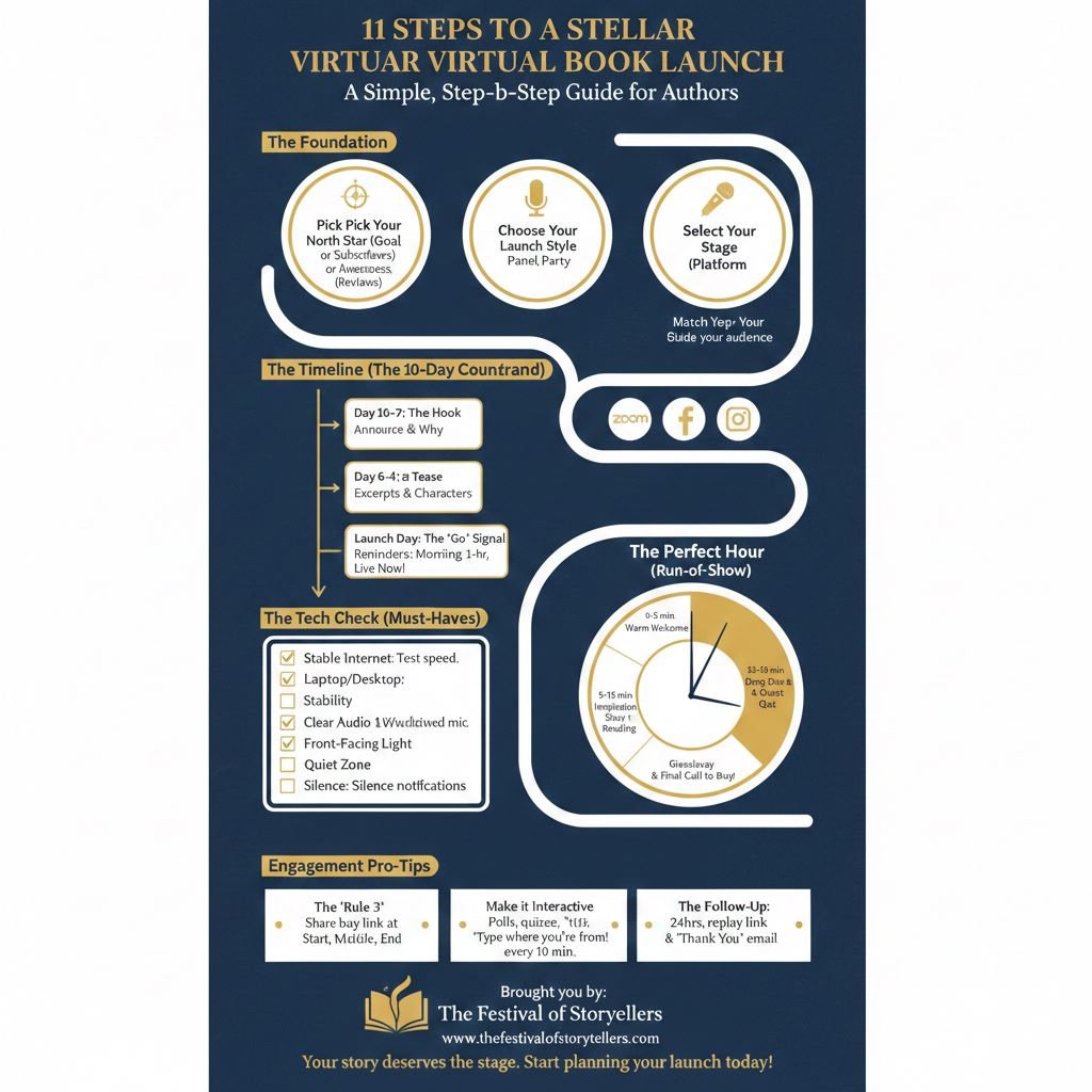 11 Steps to a Stellar Virtual Book Launch