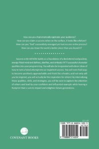 Back cover of SUCCESS IS ELE-MENTAL: Basic Elements for Your Climb to Success